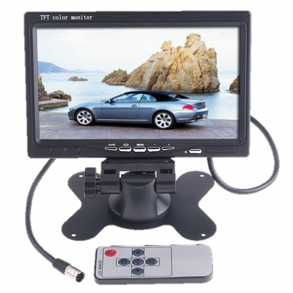 Monitor 7" 2 entrada de vídeo